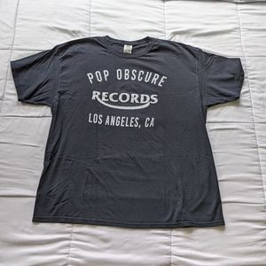 Pop Obscure Records Tee